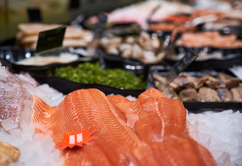 Fischtheke, WINDGES, EDEKA Frische-Center, Hochdahler Markt, Erkrath