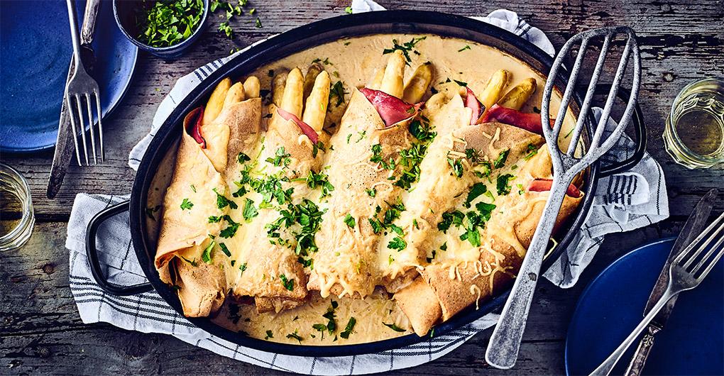 Spargel + Pfannkuchen = Spargelpfannkuchen